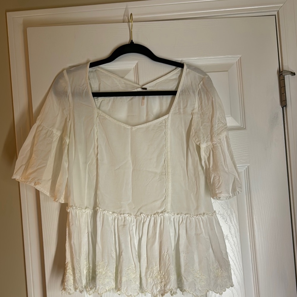 Elegant White Free People Top